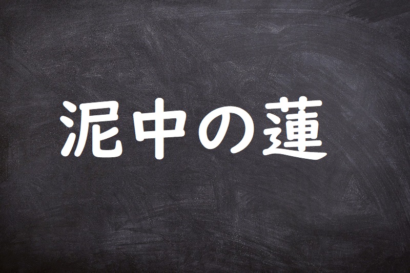 泥中の蓮（でいちゅうのはちす）