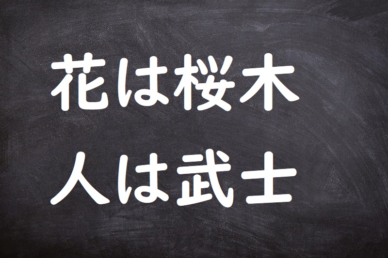 花は桜木人は武士（はなはさくらぎひとはぶし）